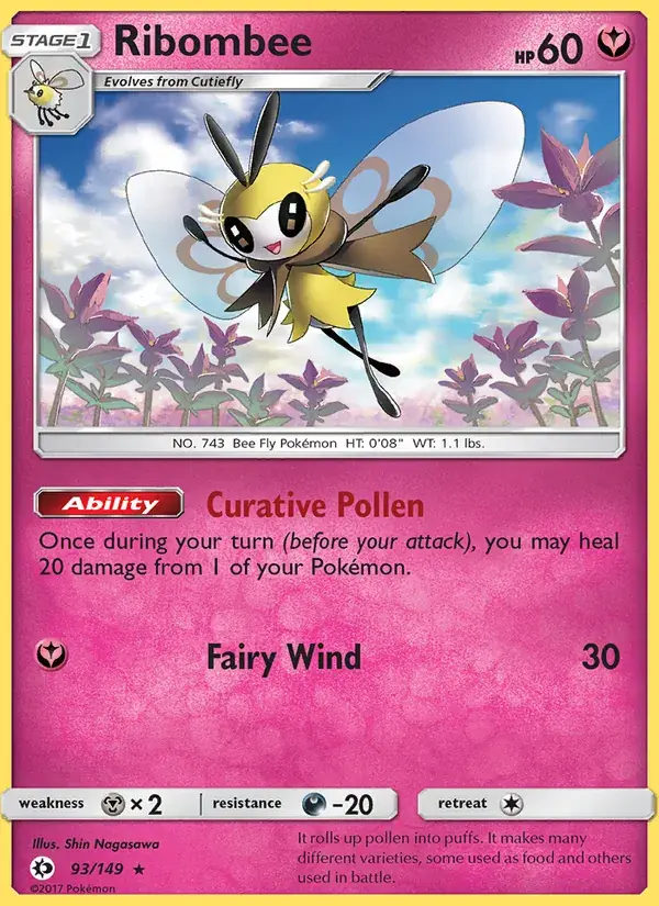 Ribombee - 93/172 - Sun & Moon