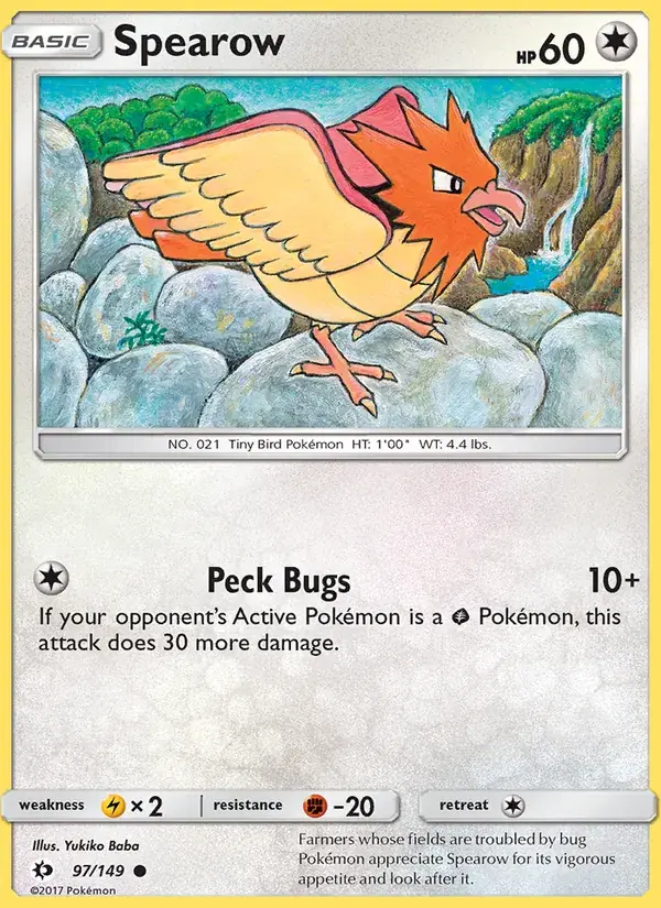 Spearow - 97/172 - Sun & Moon