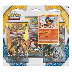 Sun & Moon: Litten 3-Pack Blister