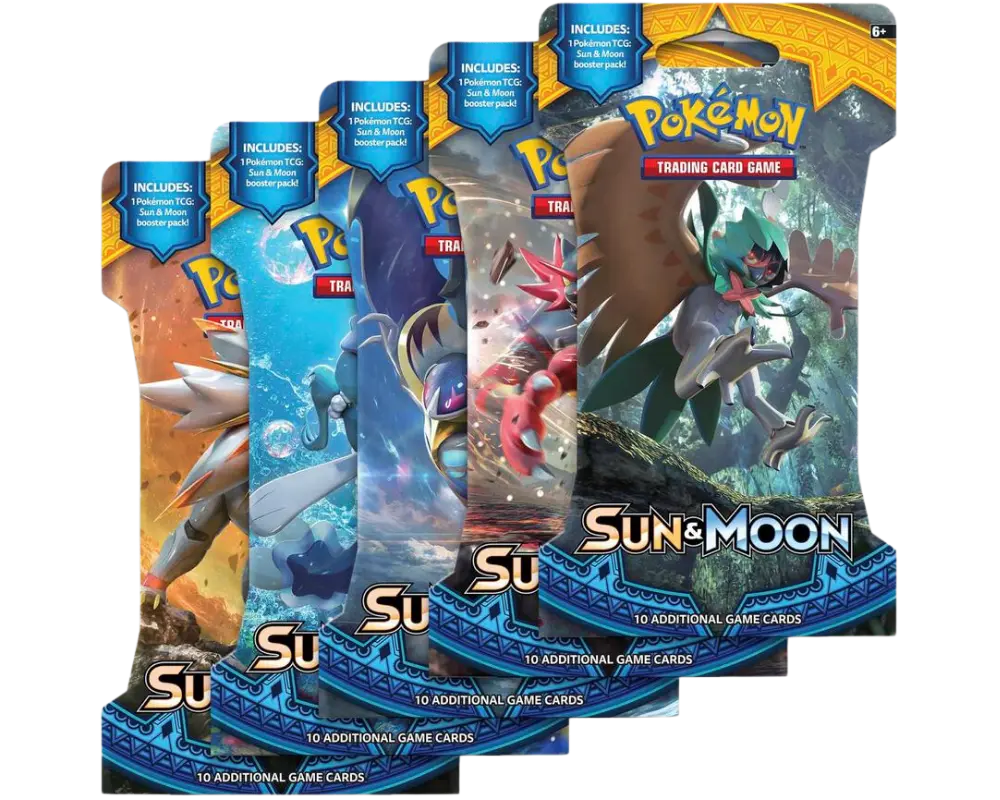 Sun & Moon: Sleeved Booster Pack Art Set