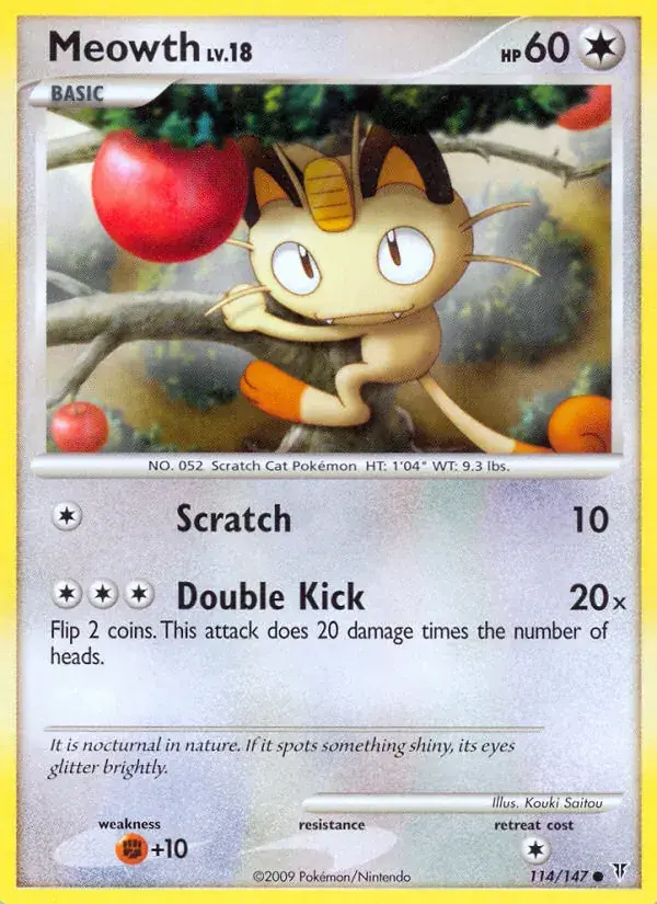 Meowth - 114/153 - Supreme Victors