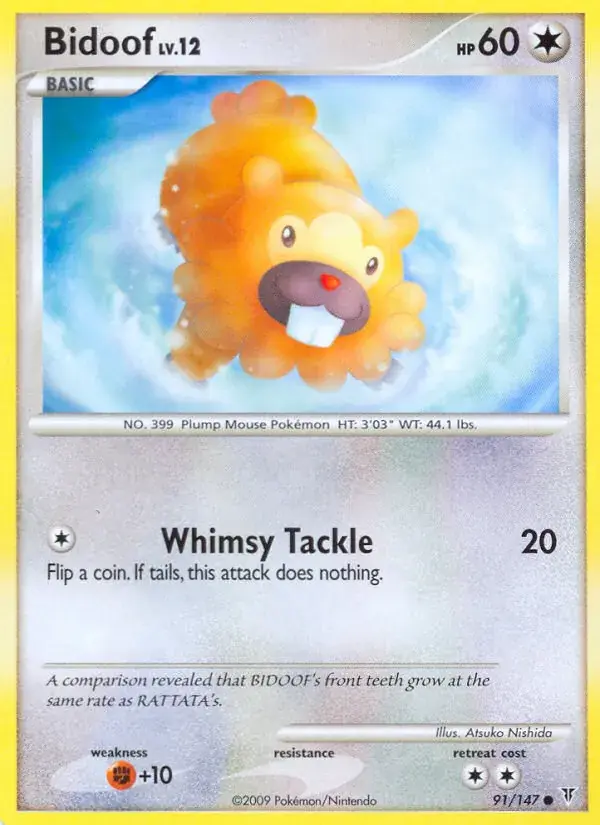 Bidoof - 91/153 - Supreme Victors