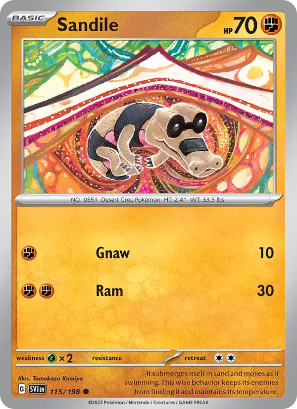 Sandile - 115/258 - Scarlet & Violet