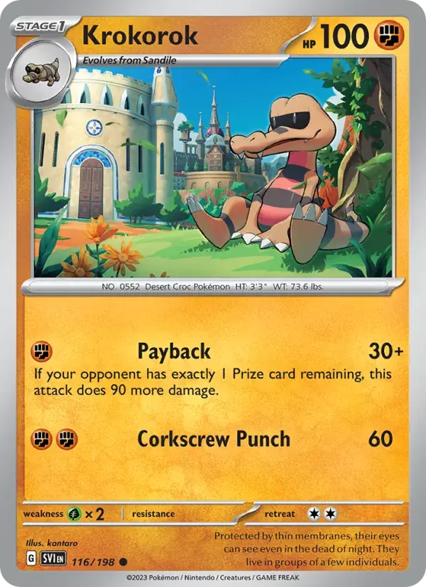 Krokorok - 116/258 - Scarlet & Violet