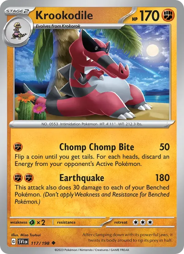 Krookodile - 117/258 - Scarlet & Violet