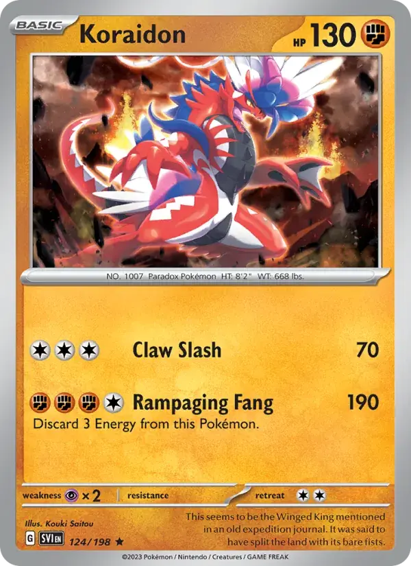 Koraidon - 124/258 - Scarlet & Violet