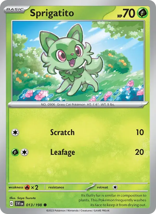 Sprigatito - 013/258 - Scarlet & Violet