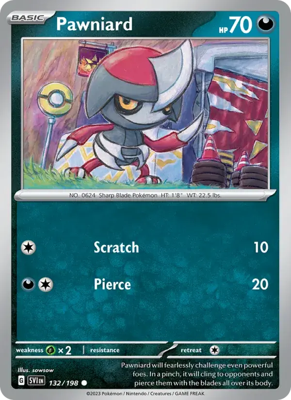 Pawniard - 132/258 - Scarlet & Violet