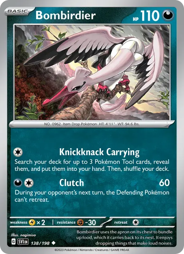 Bombirdier - 138/258 - Scarlet & Violet