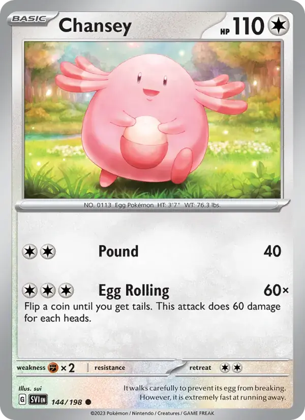 Chansey - 144/258 - Scarlet & Violet