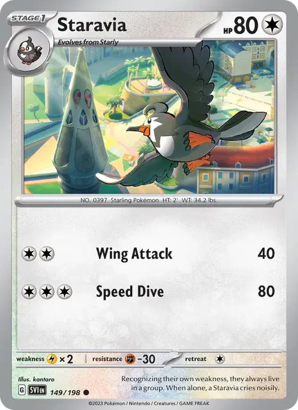 Staravia - 149/258 - Scarlet & Violet