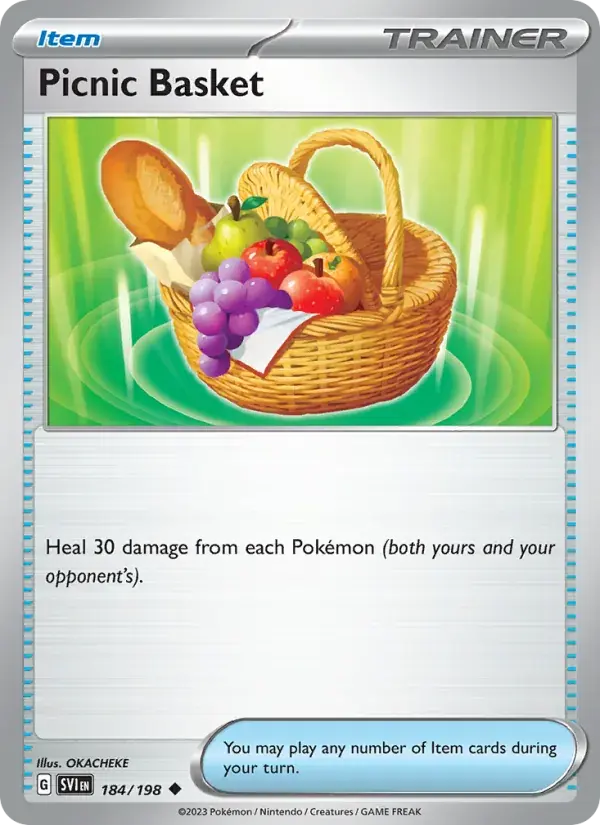 Picnic Basket - 184/258 - Scarlet & Violet