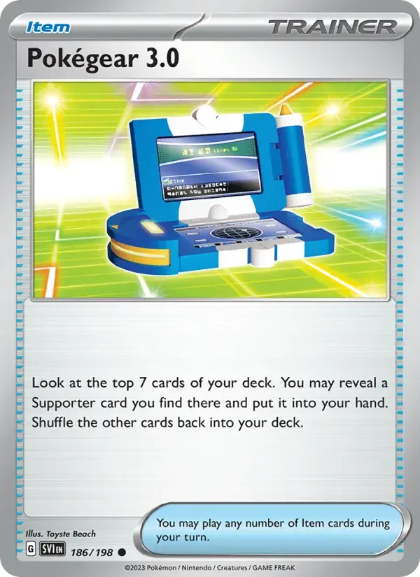 Pokégear 3.0 - 186/258 - Scarlet & Violet
