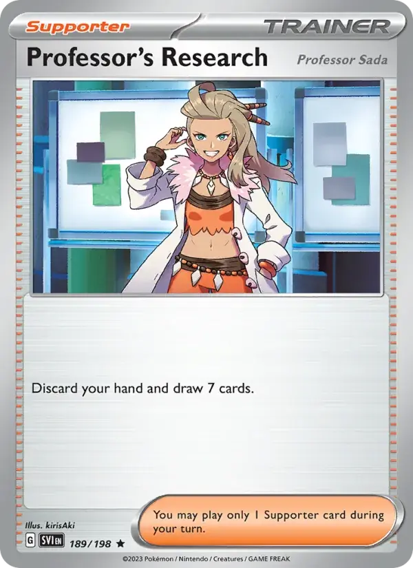 Professor's Research - 189/258 - Scarlet & Violet