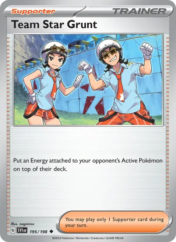 Team Star Grunt - 195/258 - Scarlet & Violet