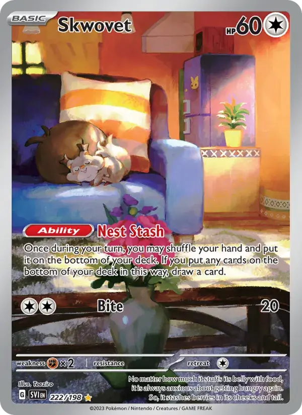 Skwovet - 222/258 - Scarlet & Violet