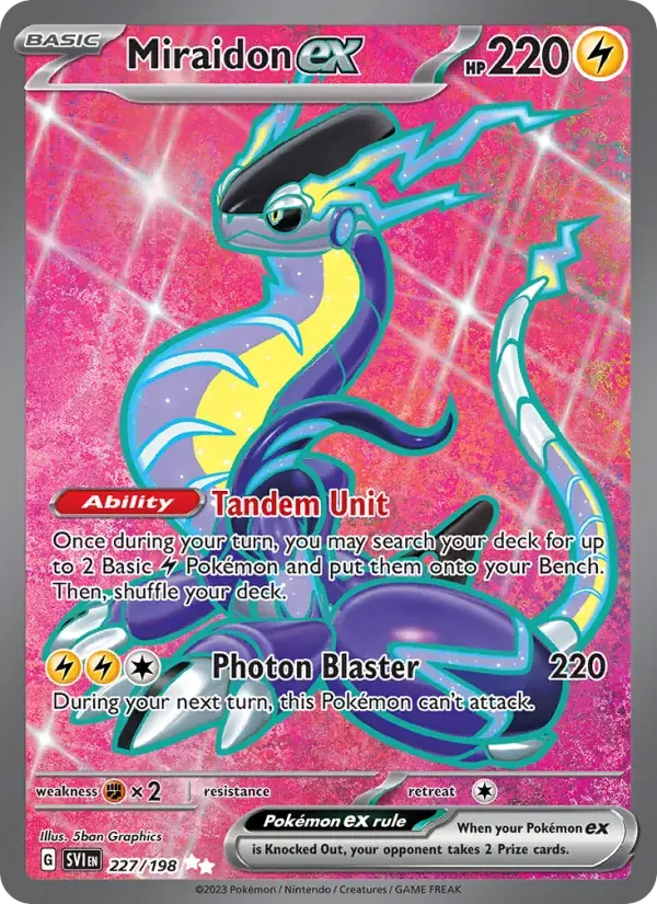 Miraidon ex - 227/258 - Scarlet & Violet