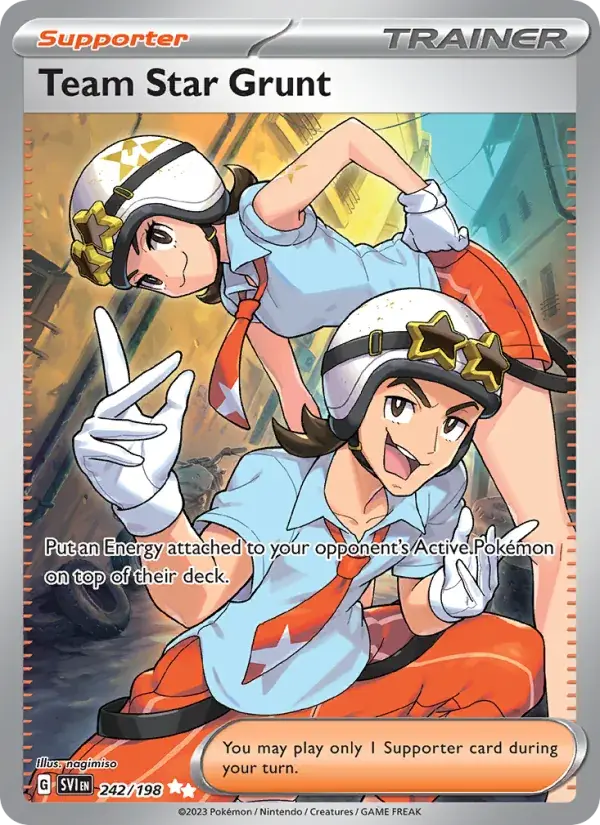 Team Star Grunt - 242/258 - Scarlet & Violet