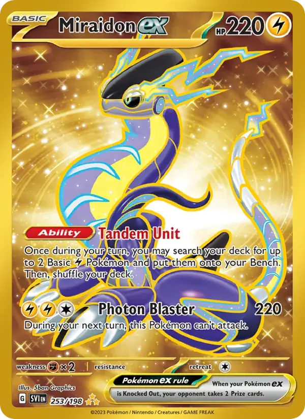 Miraidon ex - 253/258 - Scarlet & Violet