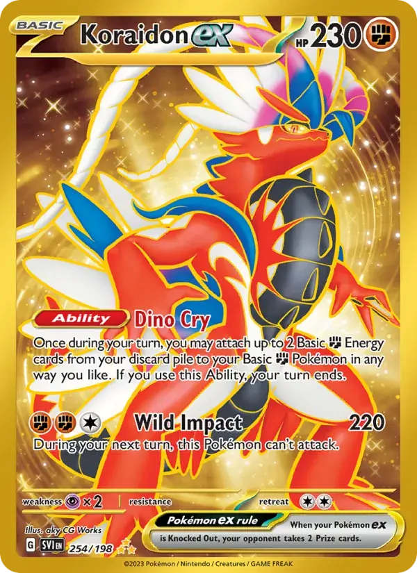 Koraidon ex - 254/258 - Scarlet & Violet