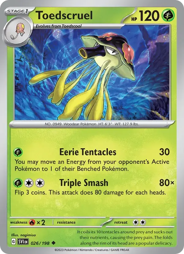 Toedscruel - 026/258 - Scarlet & Violet