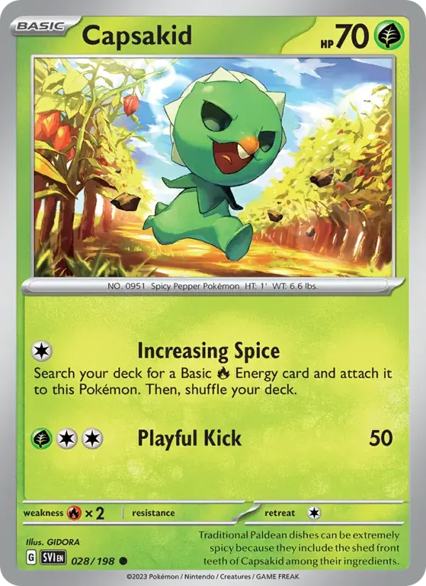 Capsakid - 028/258 - Scarlet & Violet