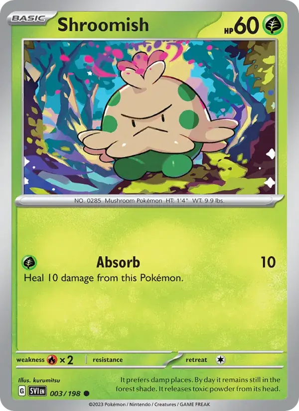 Shroomish - 003/258 - Scarlet & Violet