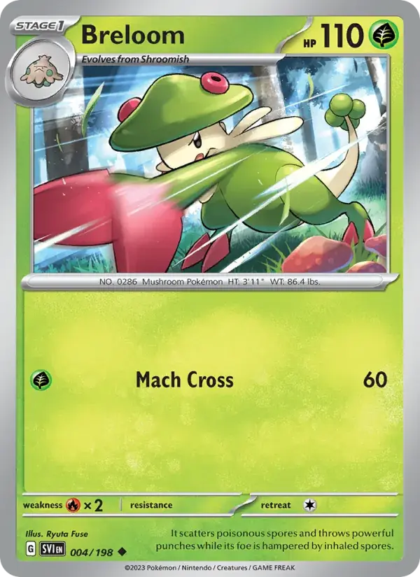 Breloom - 004/258 - Scarlet & Violet