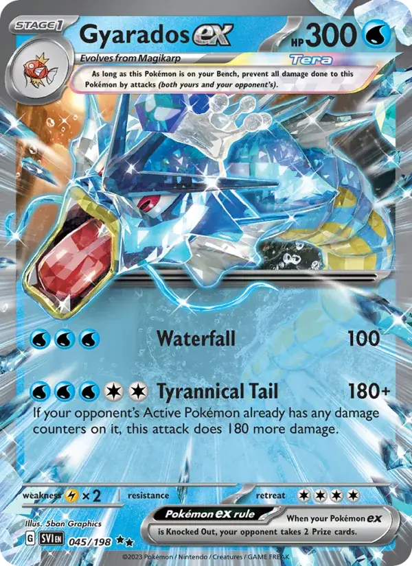 Gyarados ex - 045/258 - Scarlet & Violet
