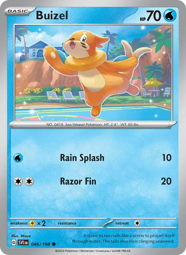 Buizel - 046/258 - Scarlet & Violet