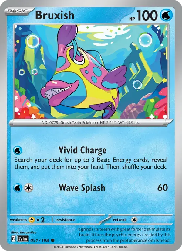 Bruxish - 051/258 - Scarlet & Violet