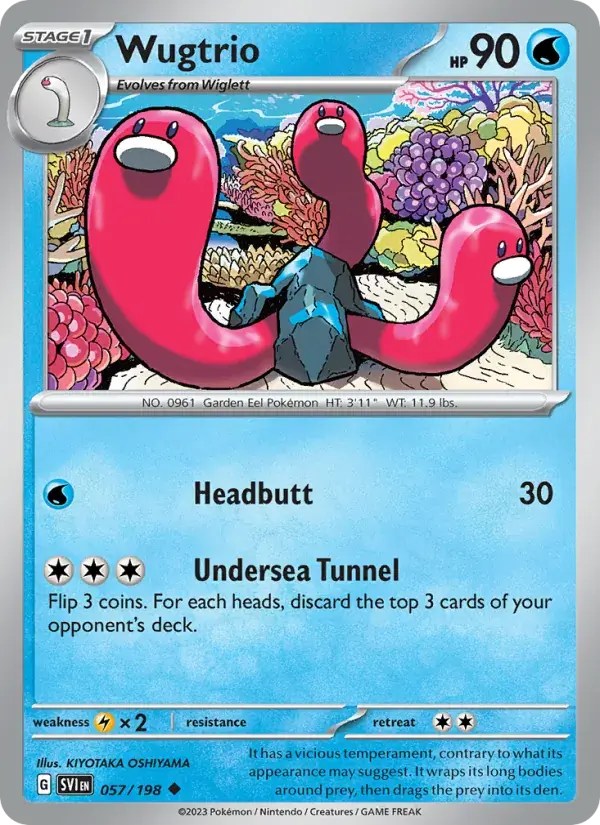 Wugtrio - 057/258 - Scarlet & Violet