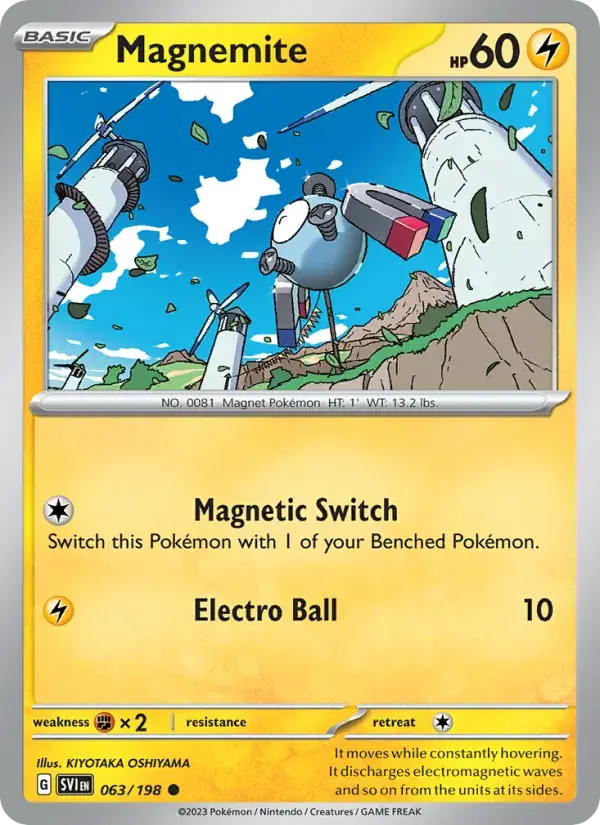 Magnemite - 063/258 - Scarlet & Violet