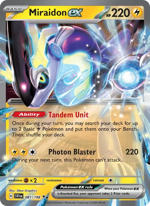 Miraidon ex - 081/258 - Scarlet & Violet