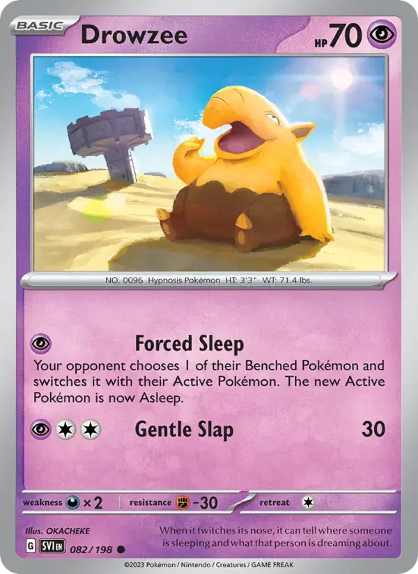 Drowzee - 082/258 - Scarlet & Violet