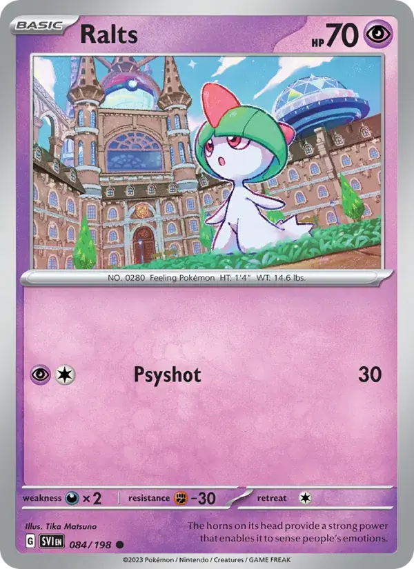 Ralts - 084/258 - Scarlet & Violet