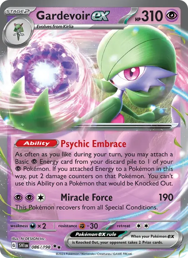 Gardevoir ex - 086/258 - Scarlet & Violet