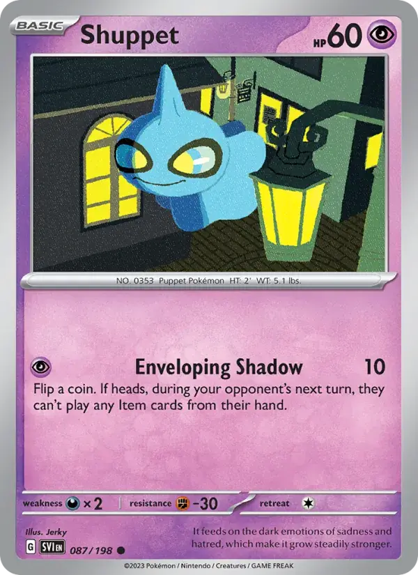 Shuppet - 087/258 - Scarlet & Violet