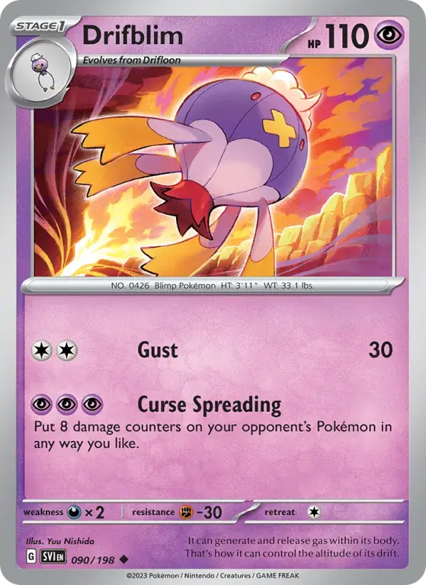 Drifblim - 090/258 - Scarlet & Violet