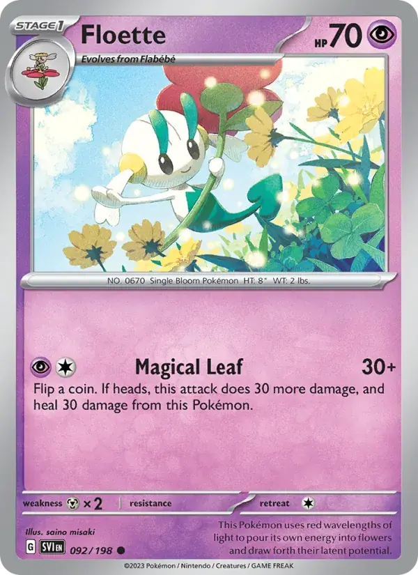 Floette - 092/258 - Scarlet & Violet