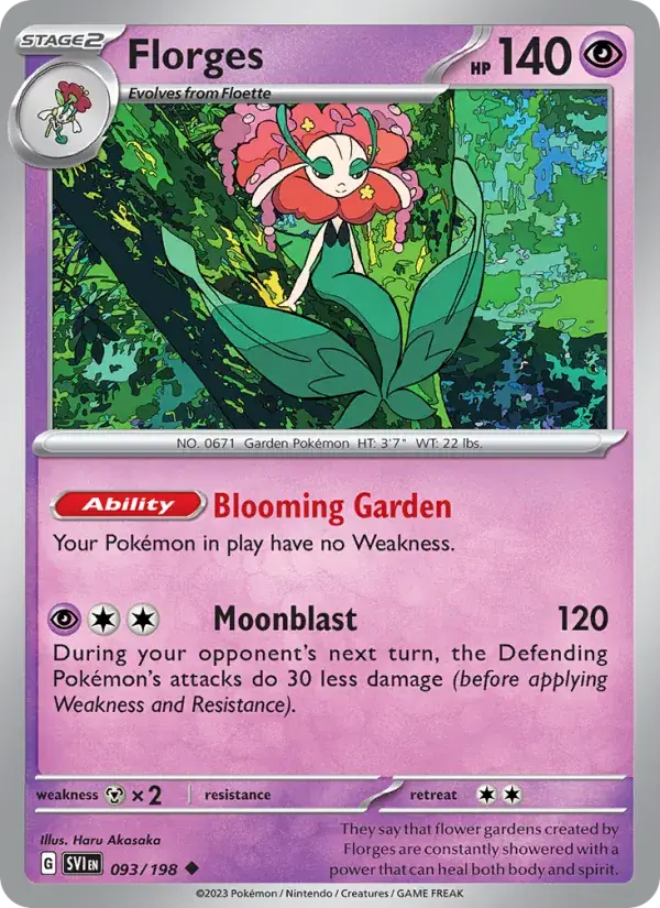 Florges - 093/258 - Scarlet & Violet