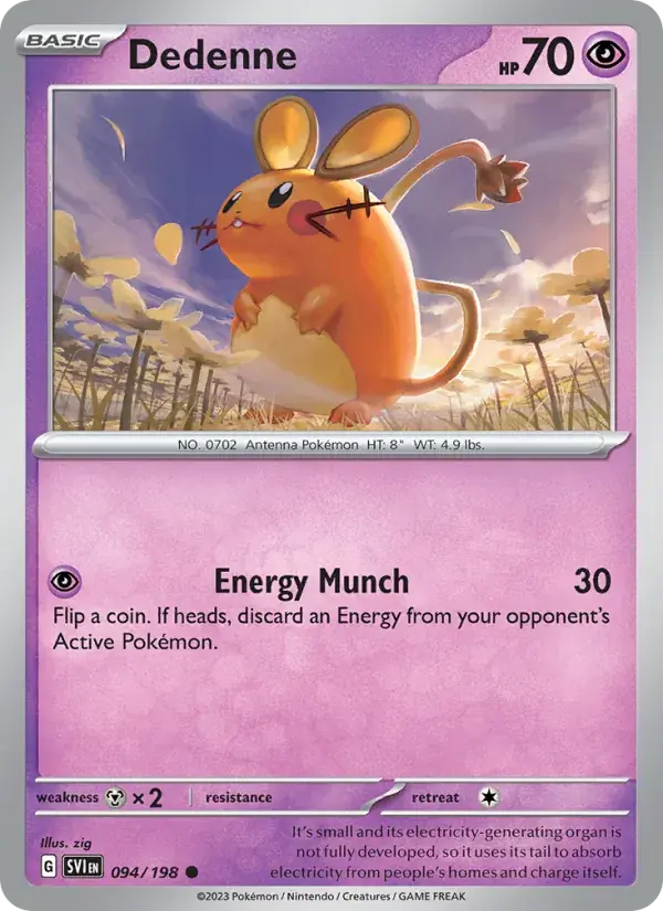 Dedenne - 094/258 - Scarlet & Violet