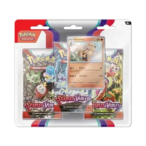 Scarlet & Violet: Arcanine 3-Pack Blister