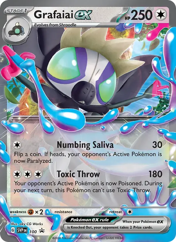 Grafaiai ex - 100/226 - SVP Black Star Promos