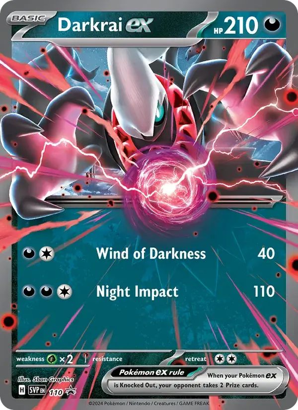 Darkrai ex - 110/226 - SVP Black Star Promos