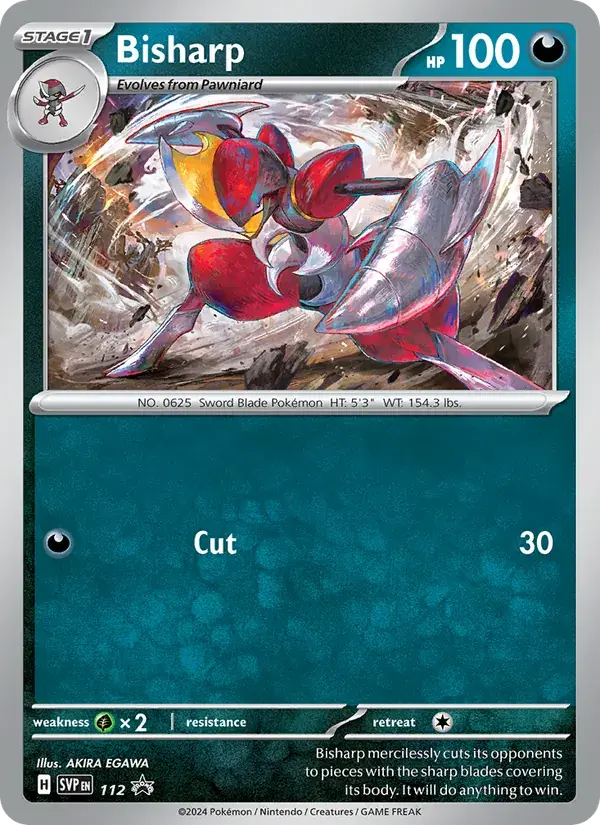 Bisharp - 112/226 - SVP Black Star Promos
