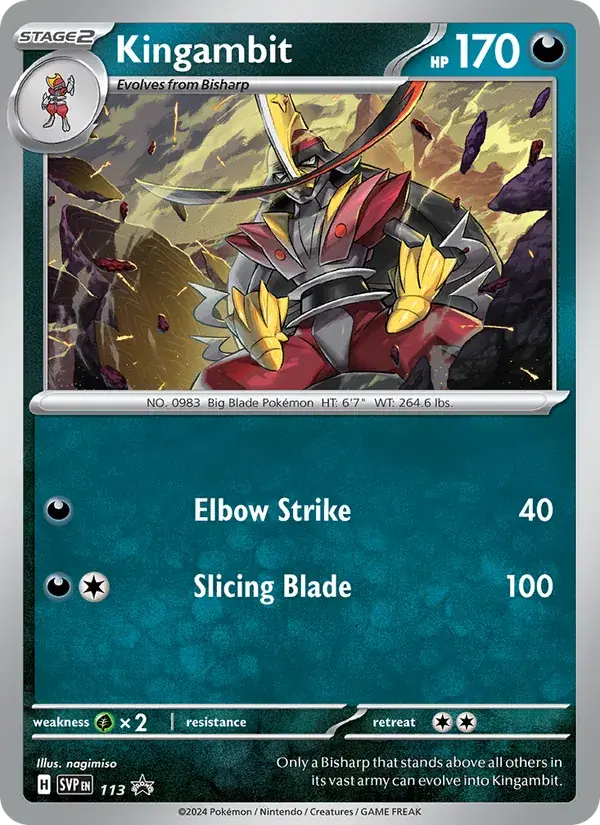 Kingambit - 113/226 - SVP Black Star Promos