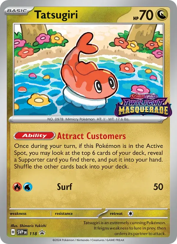 Tatsugiri - 118/226 - SVP Black Star Promos