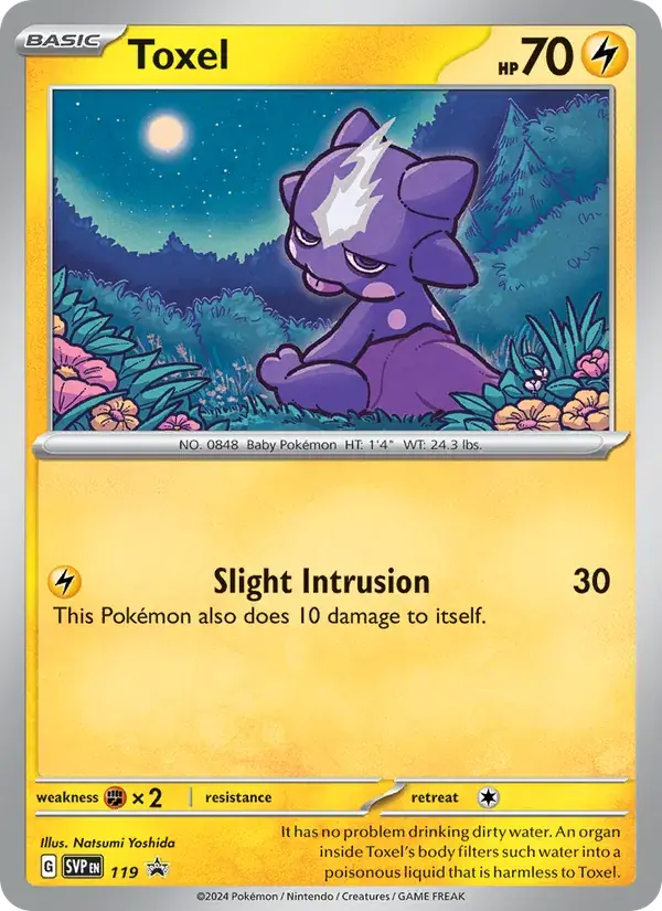 Toxel - 119/226 - SVP Black Star Promos
