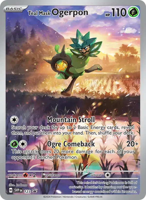 Teal Mask Ogerpon - 123/226 - SVP Black Star Promos